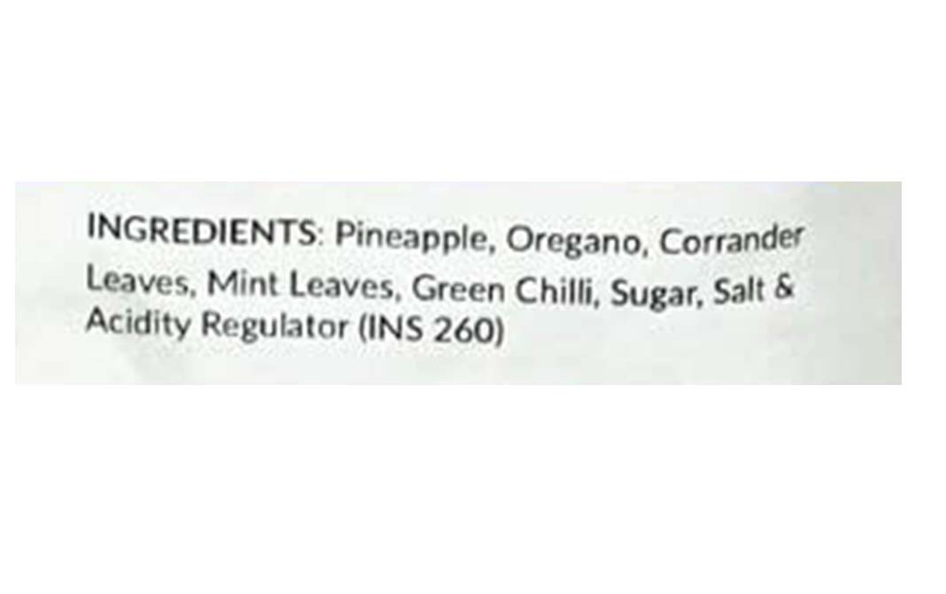 Arko's Mint Pineapple Chutney    Glass Jar  200 grams